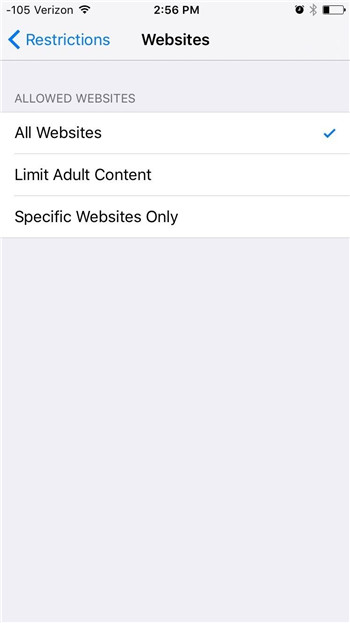 Comment bloquer le porno sur iPhone