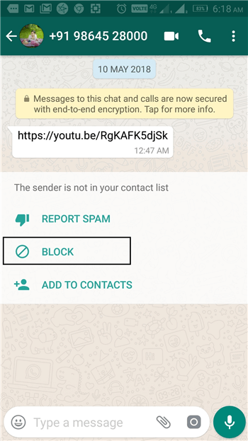 Wie blockiert man Kontakte auf WhatsApp?