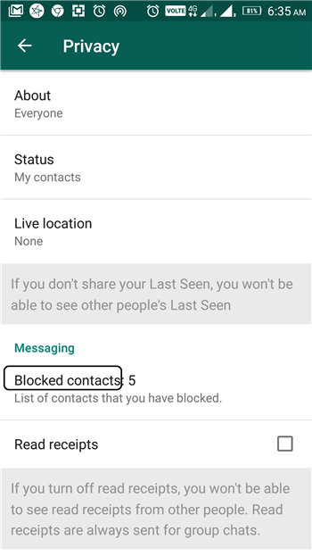 How to Block a Contact on WhatsApp?