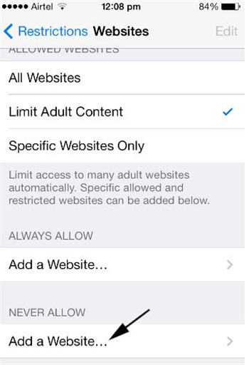 How to block a website on safari using FamiSafe
