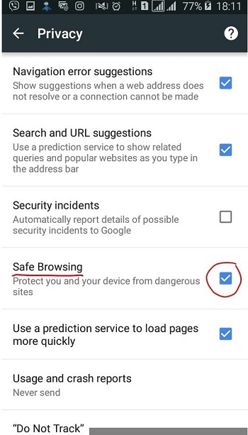 SafeSearch google chrome parental control - block websites chrome android