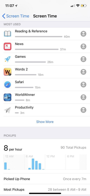 parental controls on iphone 6 - Screen Time
