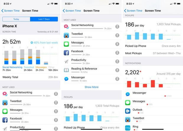 parental controls on iOS 12 - Screen Time