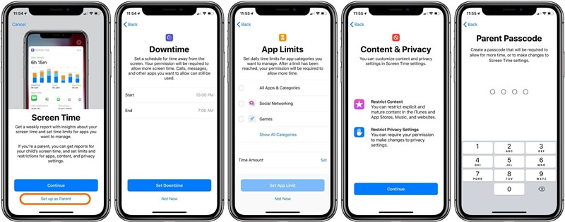 iPhone X Parental Controls