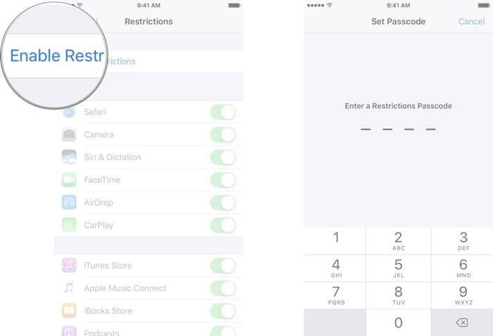 Controles Parentales Para iPhone X