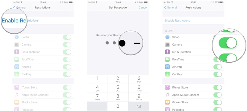 Controles Parentales Para iPhone X