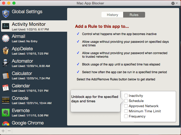 Mac App Blocker Protects Your Apps