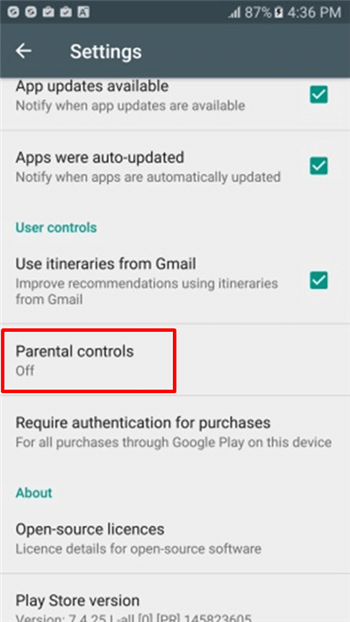 Comment mettre un blocage parental sur Android