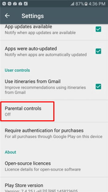 How to Put a Parental Block on Android