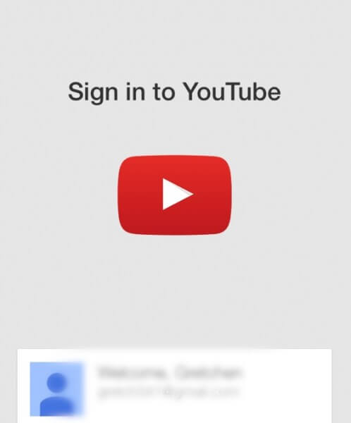 Utilisation du contrôle parental sur YouTube iPad