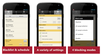 free spam call blocker - Blacklist Plus