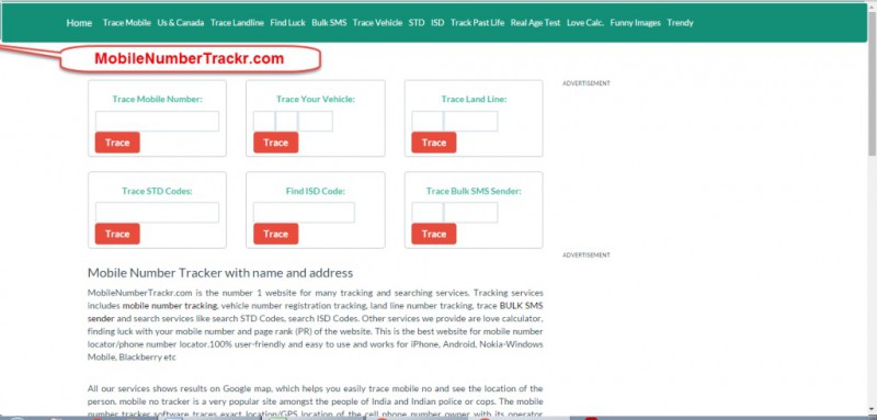 landline number tracker