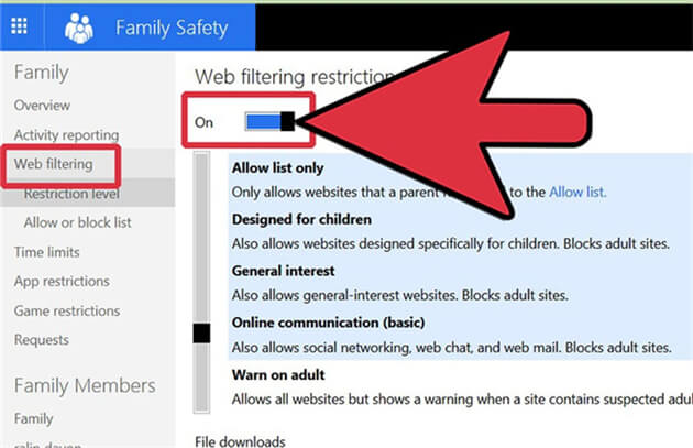 how to block adults websites in windows 10