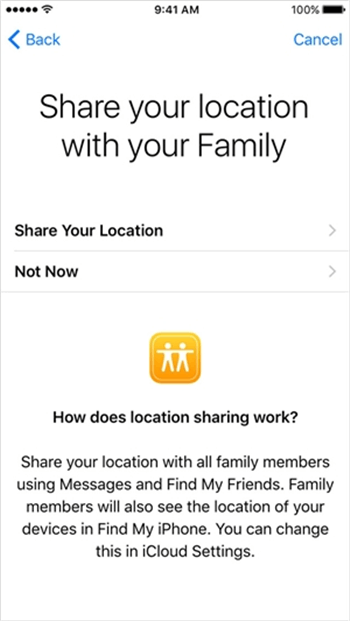 Comment localiser un membre de la famille ou partager votre position avec votre famille