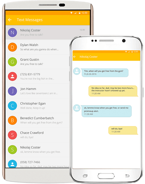 text monitoring app - family time