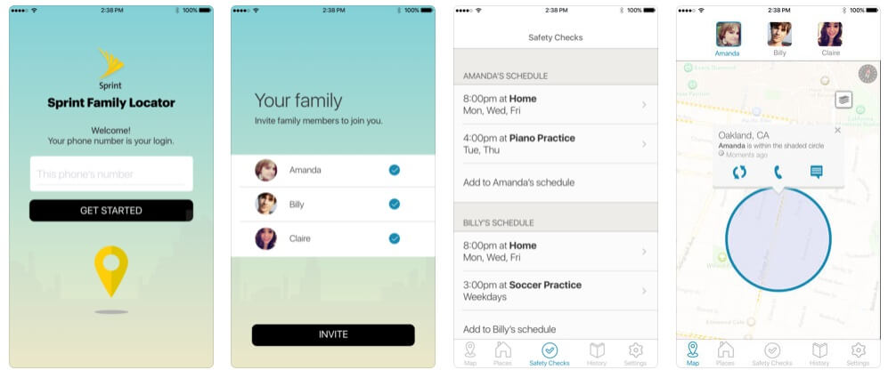 sprint family locator