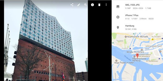 use google photos to track iphone location