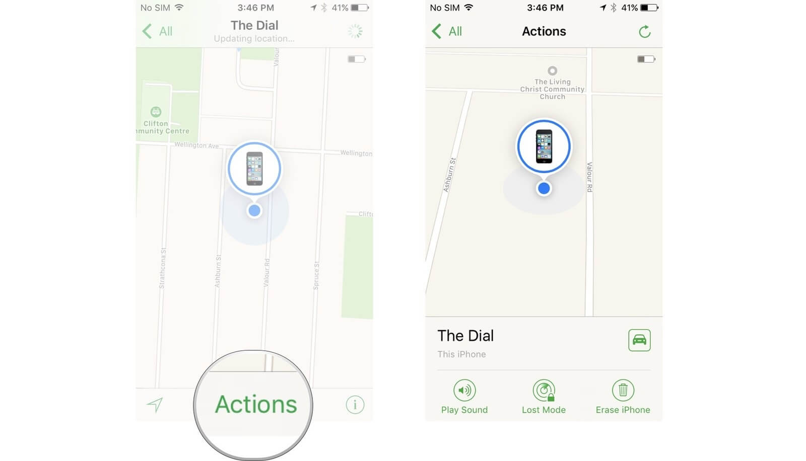 track a cell phone location for free