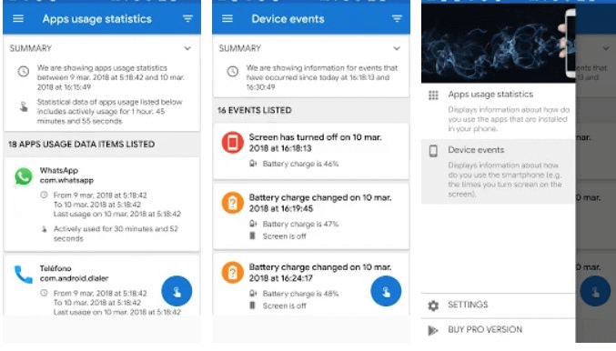 Aplicativo de Monitoramento PhoneUsage