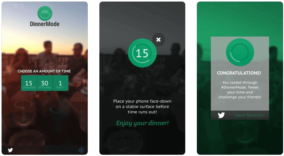 how to limit time on iphone - Dinner Mode