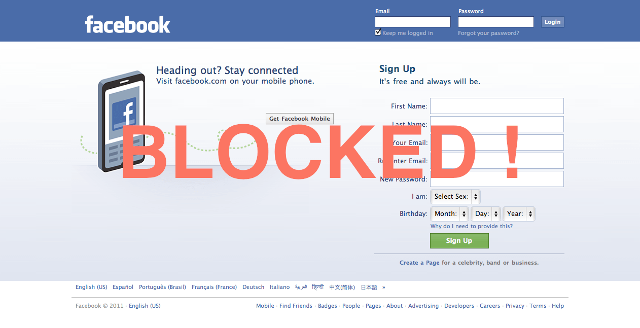 The process of blocking someone on Facebook for the safety of your teen