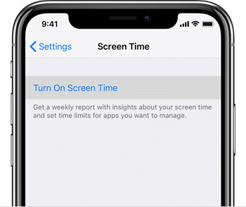 check screen time on iPhone via setting method