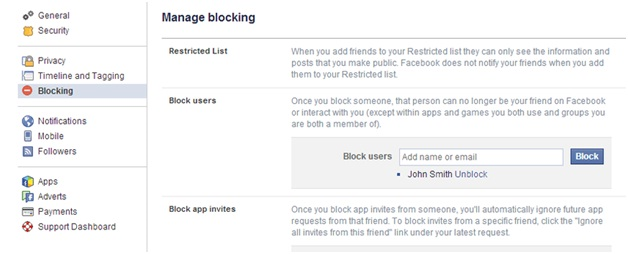 How to use Facebook Security Block and Protect your Kids