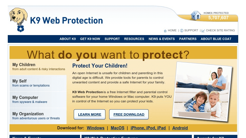 free internet protection - K9 web protection for MAC