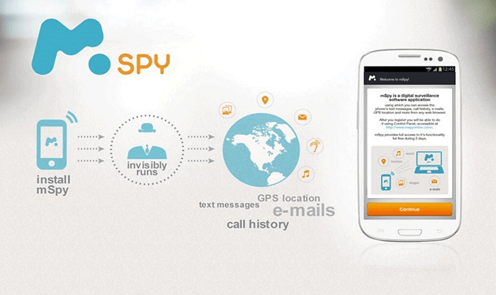 Traqueur de SMS Web - mSpy