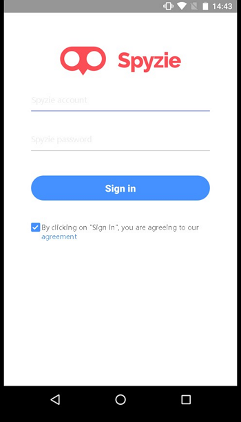 SMS Tracker App - Spyzie Anmeldung