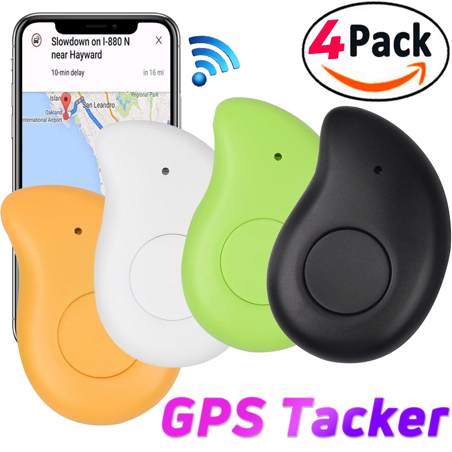 1pcs Gellphak 2020 Upgrade Magnetic Mini GPS Locator Use with Smartphone and Track Real-Time Location Mini Hidden Tracking Device for Kids and Seniors 