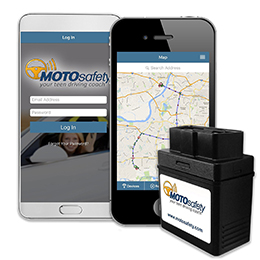 Rastreamento por GPS da MOTOsafety OBD e Sistema de Monitoramento de Veículos