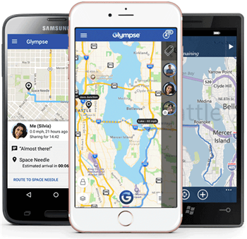 Glympse mobile tracker free online