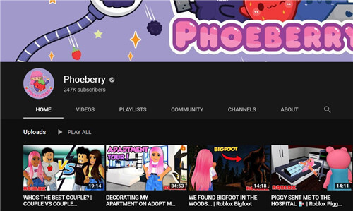 Phoeberry Roblox Profile