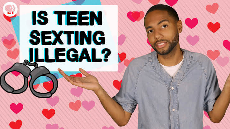sexting é legal ou ilegal rapaz em dúvida