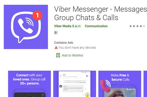 how can i send message on viber without using contacts