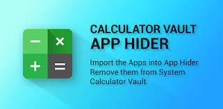 how to find hidden apps - calculator vault