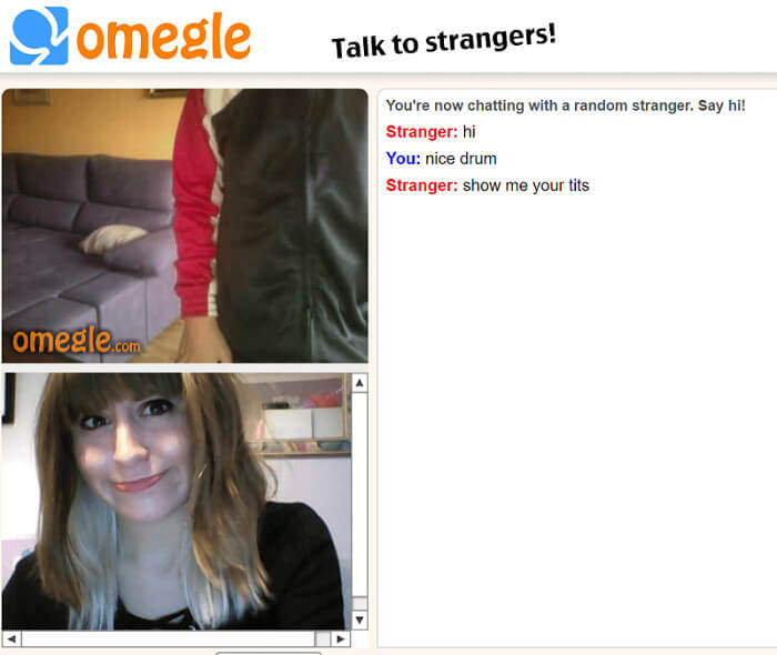 aplicación de chat de video omegle: hablar con un extraño, incluidos los depredadores en línea en omegle