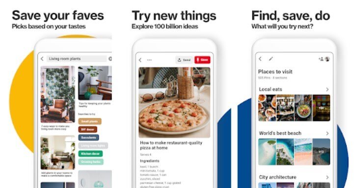 Pinterest - beliebte Social Media App für Teenager und Effekte