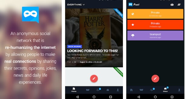 anonymous chat room app android - Psst
