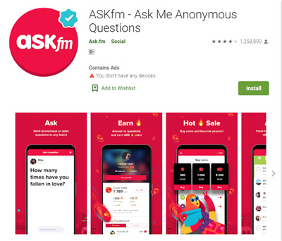 download ask fm login