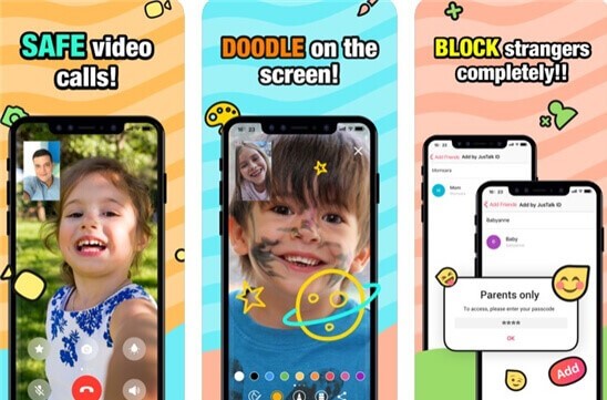 family messaging app: JusTalk Kids