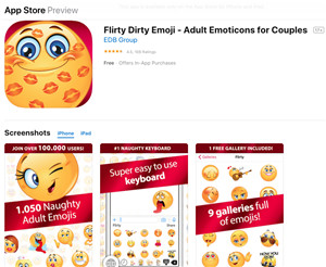 Flirty Adult Emoji Stickers on the App Store