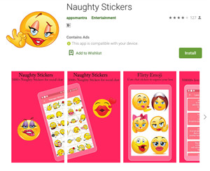 sex emoji app review - Naughty Stickers
