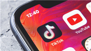 TikTok on the phone