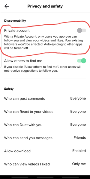 controle parental no tiktok 5