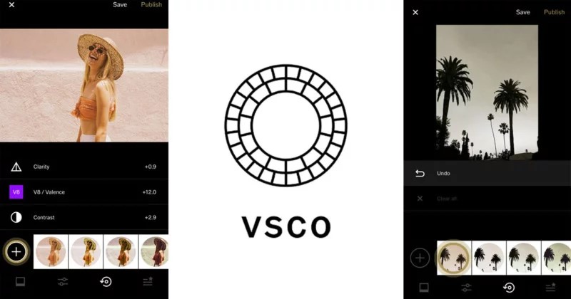 vsco app how to get to menu