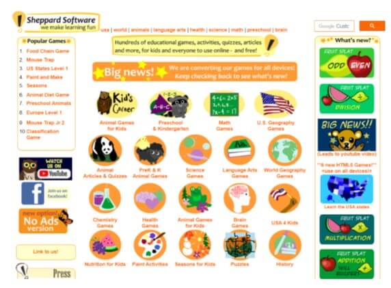 Best Educational Game Websites for School-Age Kids