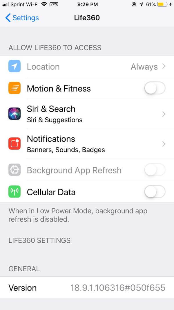 how to turn off location on life360 6