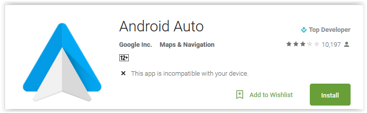 safe driving app - Android Auto